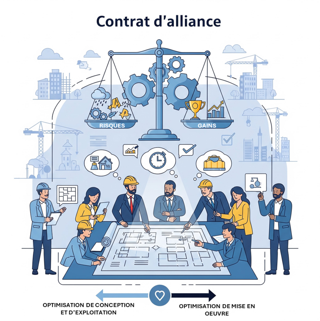 Contrat d'alliance illustration conceptuelle